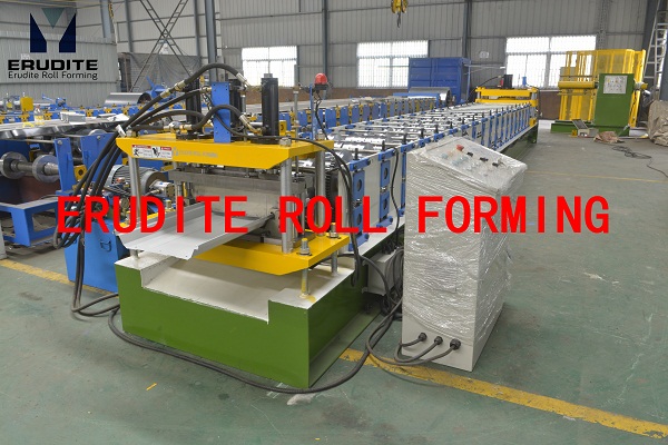 YX70-450/600 ROLL FORMING MACHINE FOR SEAM-LOCK PROFILE, PRE-NOTCHING+PUNCHING & POST PUNCHING+CUTTING