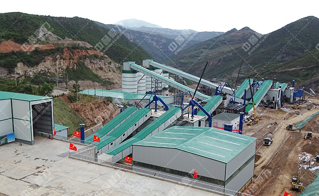甘肅平?jīng)鲂率兰o建材年產(chǎn)四百萬噸綠色環(huán)保砂石廠